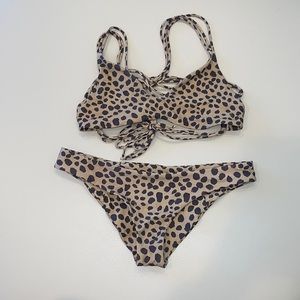 Boys + Arrows Cheeky Cheetah Print Bikini